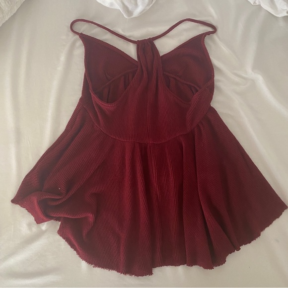 Urban Outfitters Wine Flowy Tank - Picture 7 of 8